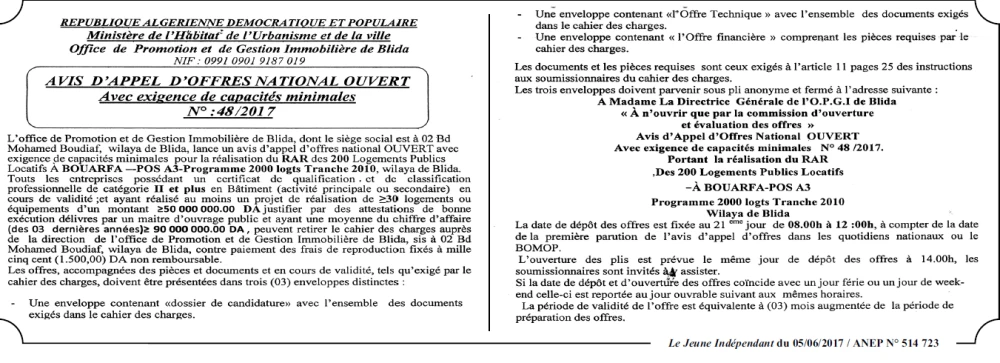 Le jeune indépendant