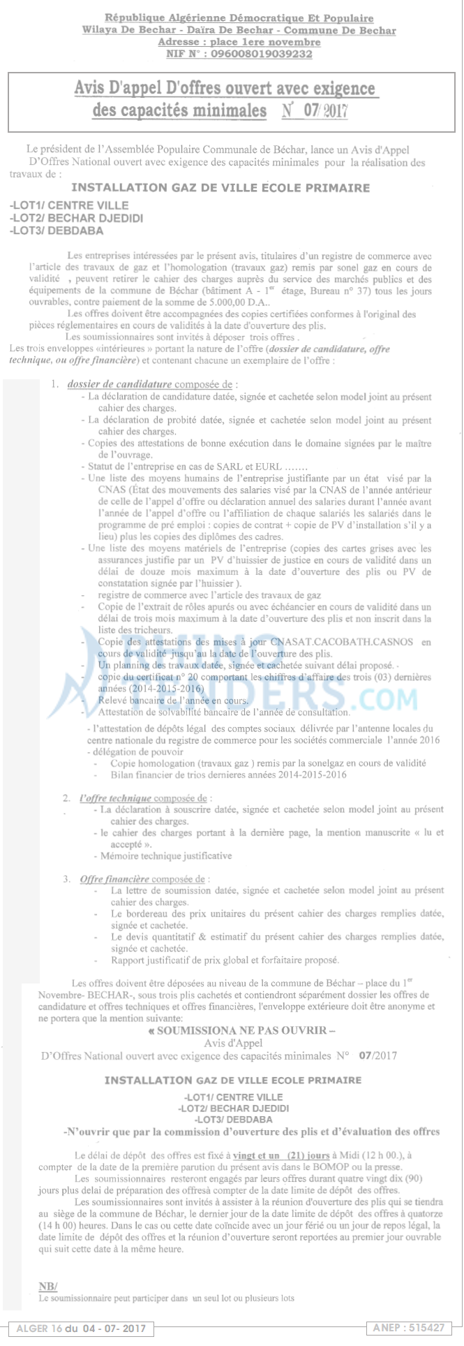 ALGER 16