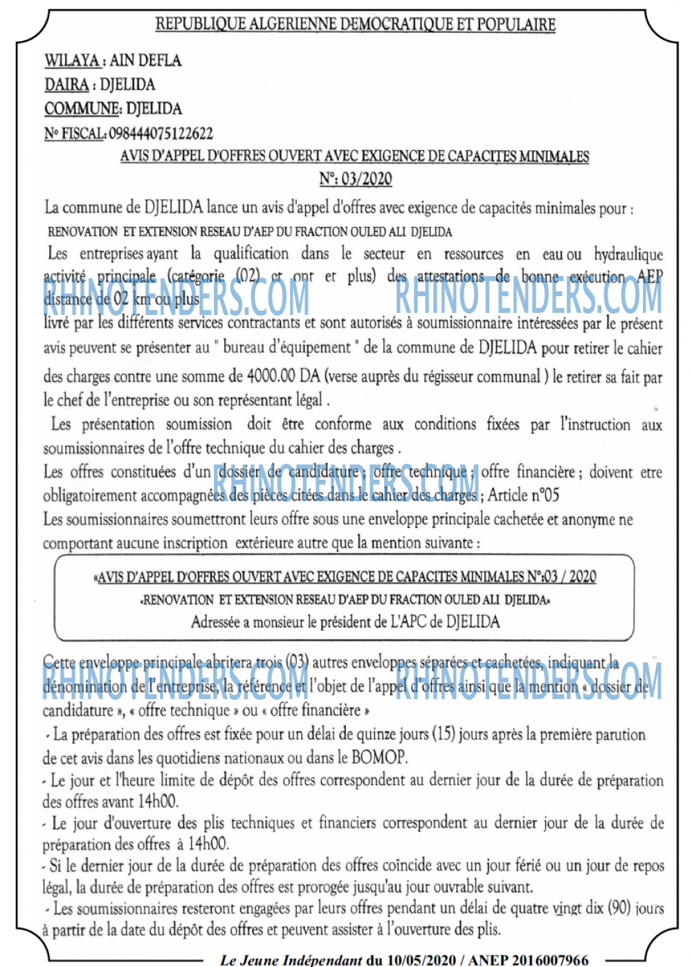 Jeune Independant
