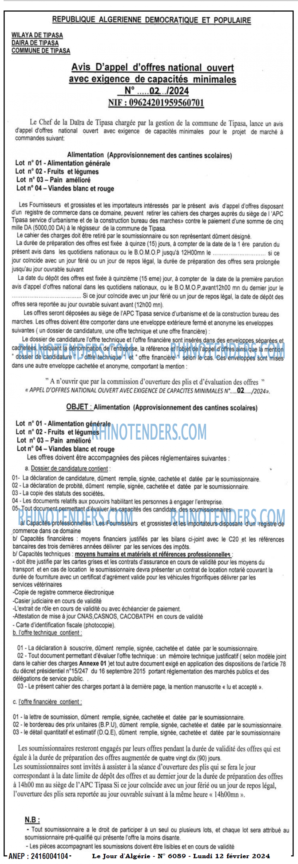 Le Jour d'Algérie