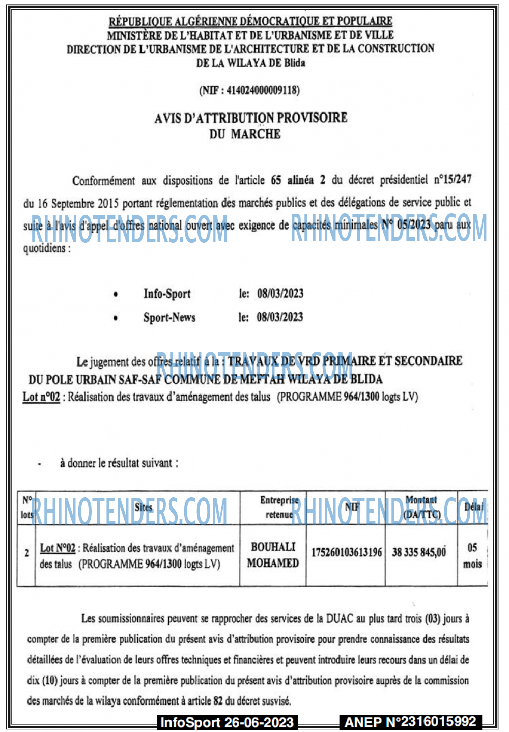Infos Mass Media