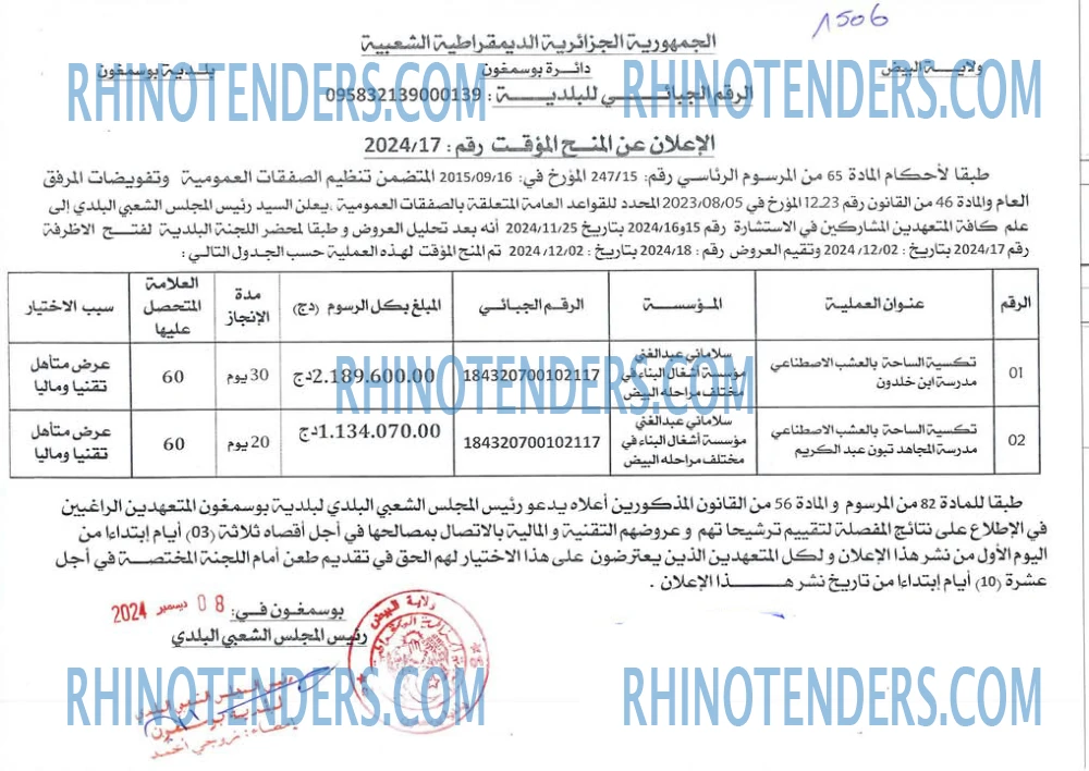 Rhinotenders