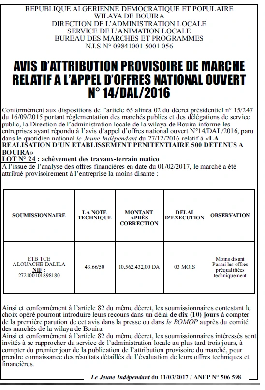 Jeune Independant