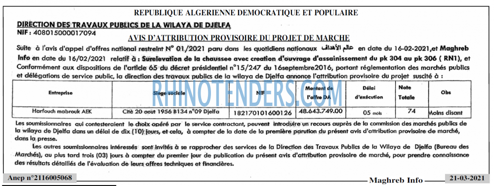 LE MAGHREB