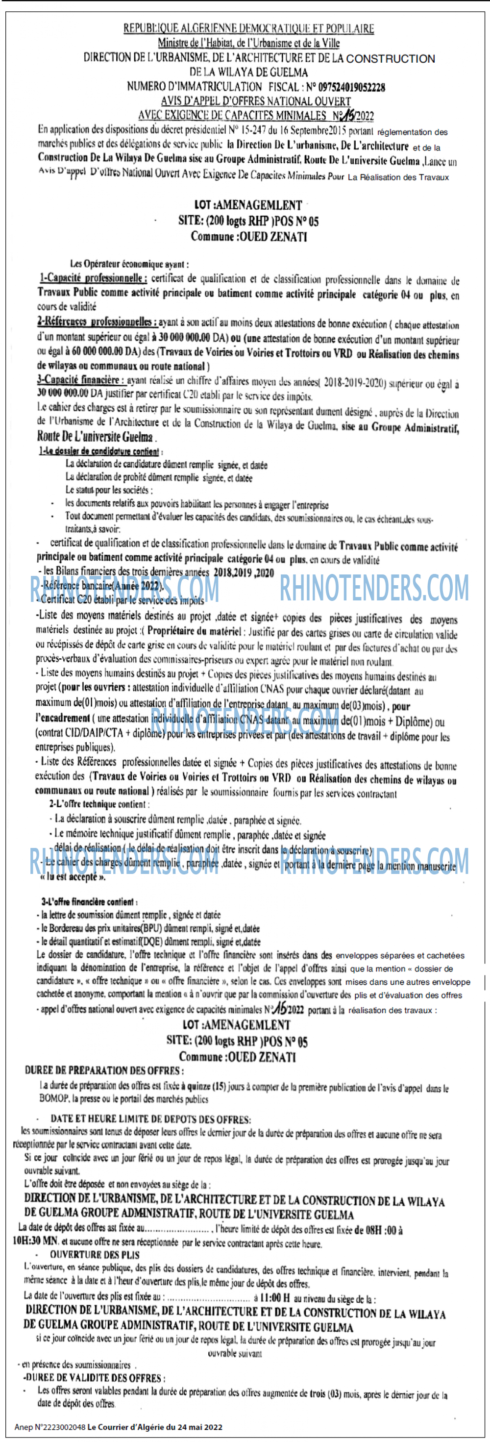 Le Courrier d'Algerie