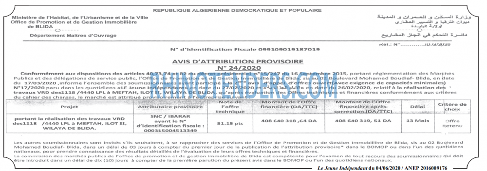 Le jeune indépendant