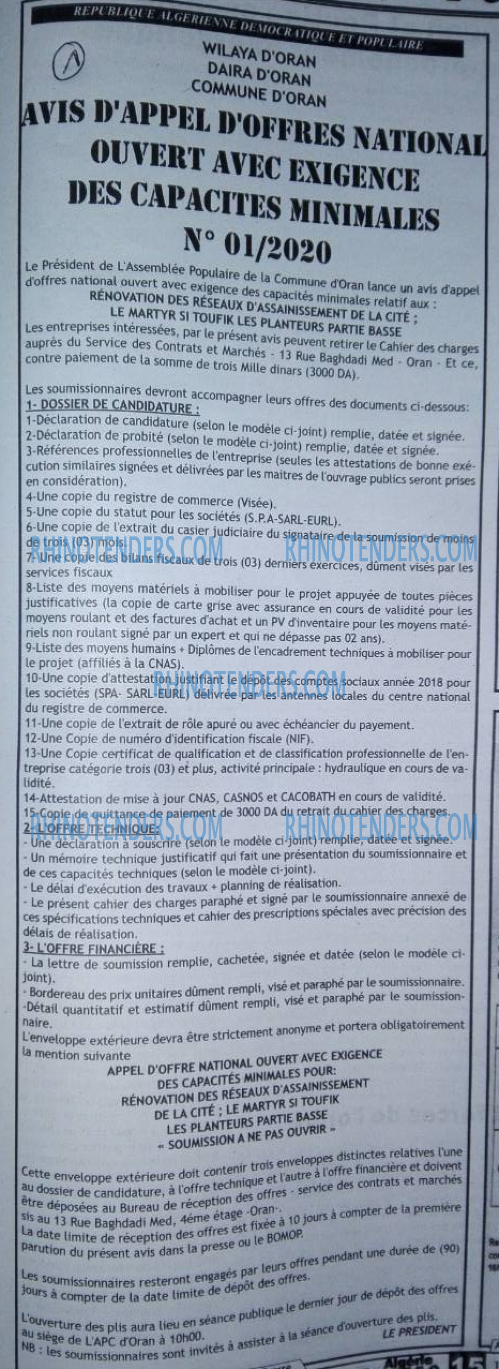 ALGERIE PRESSE