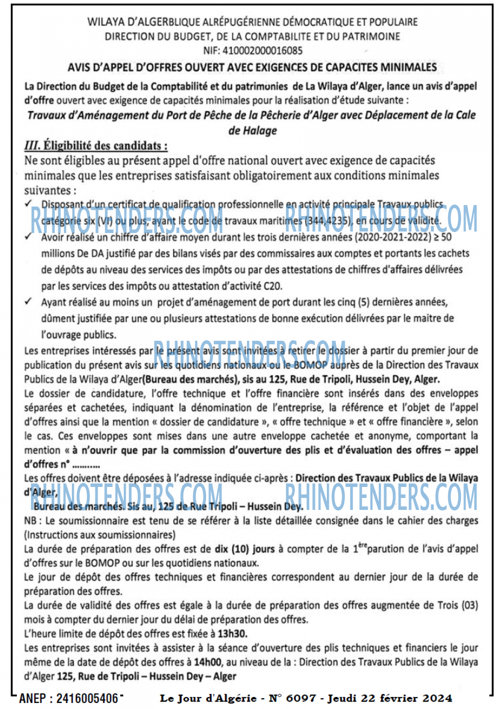 Le Jour d'Algérie