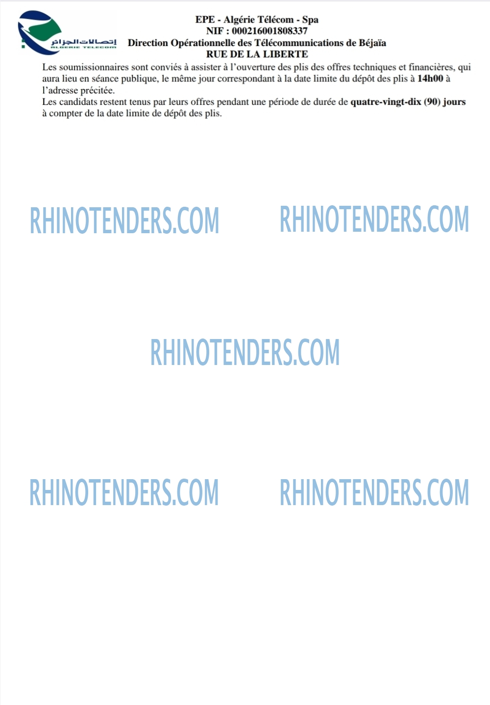 Rhinotenders