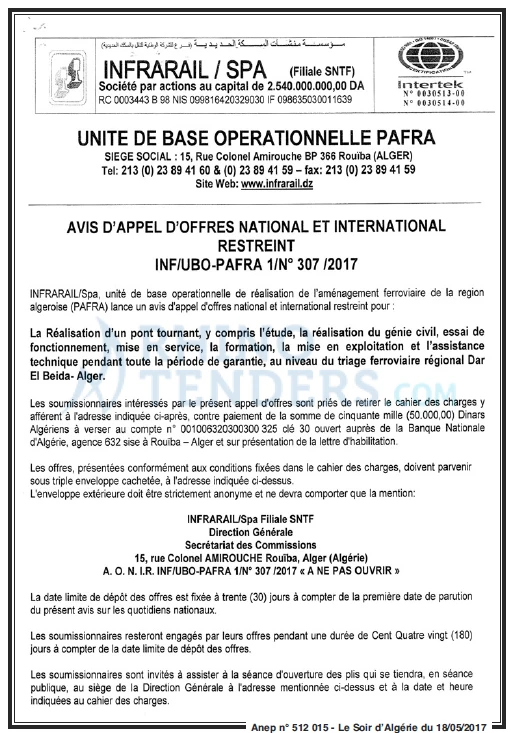 LE SOIR D'ALGERIE