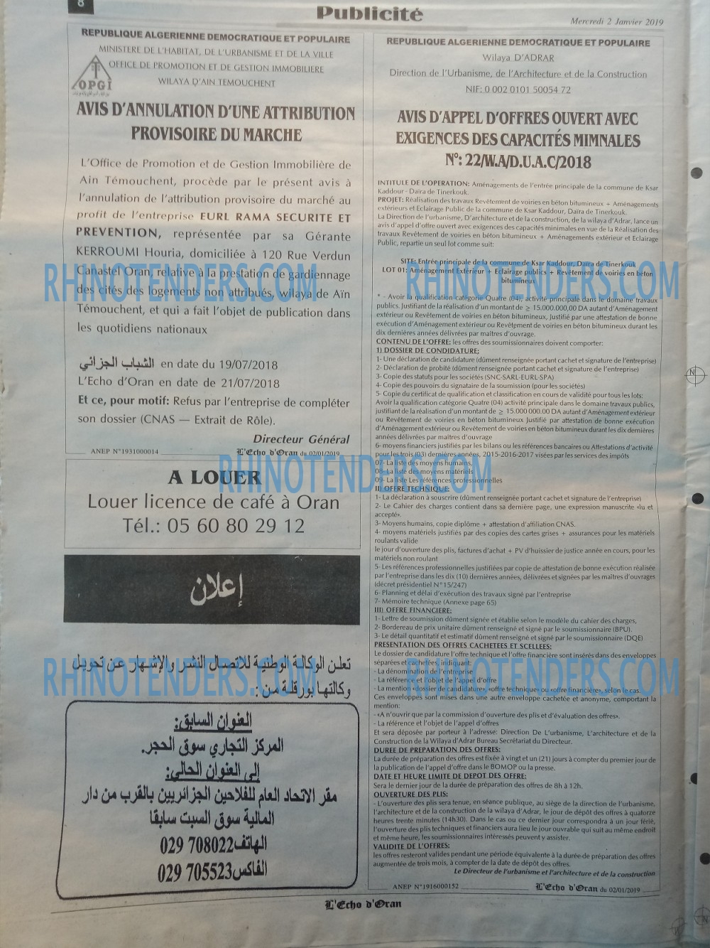 L'ECHO D'ORAN