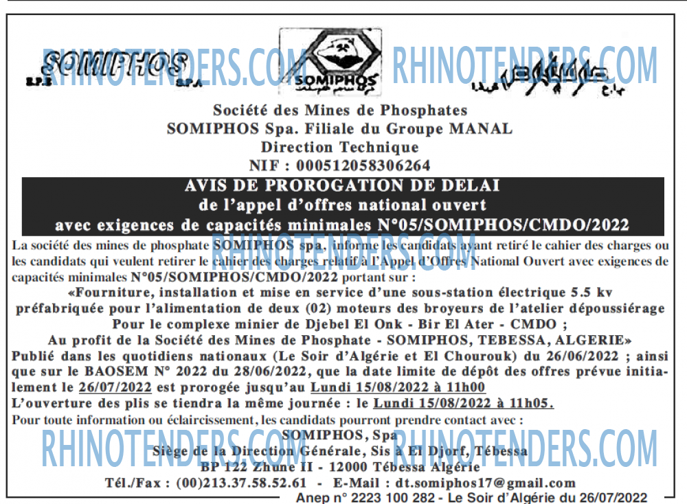 LE SOIR D'ALGERIE