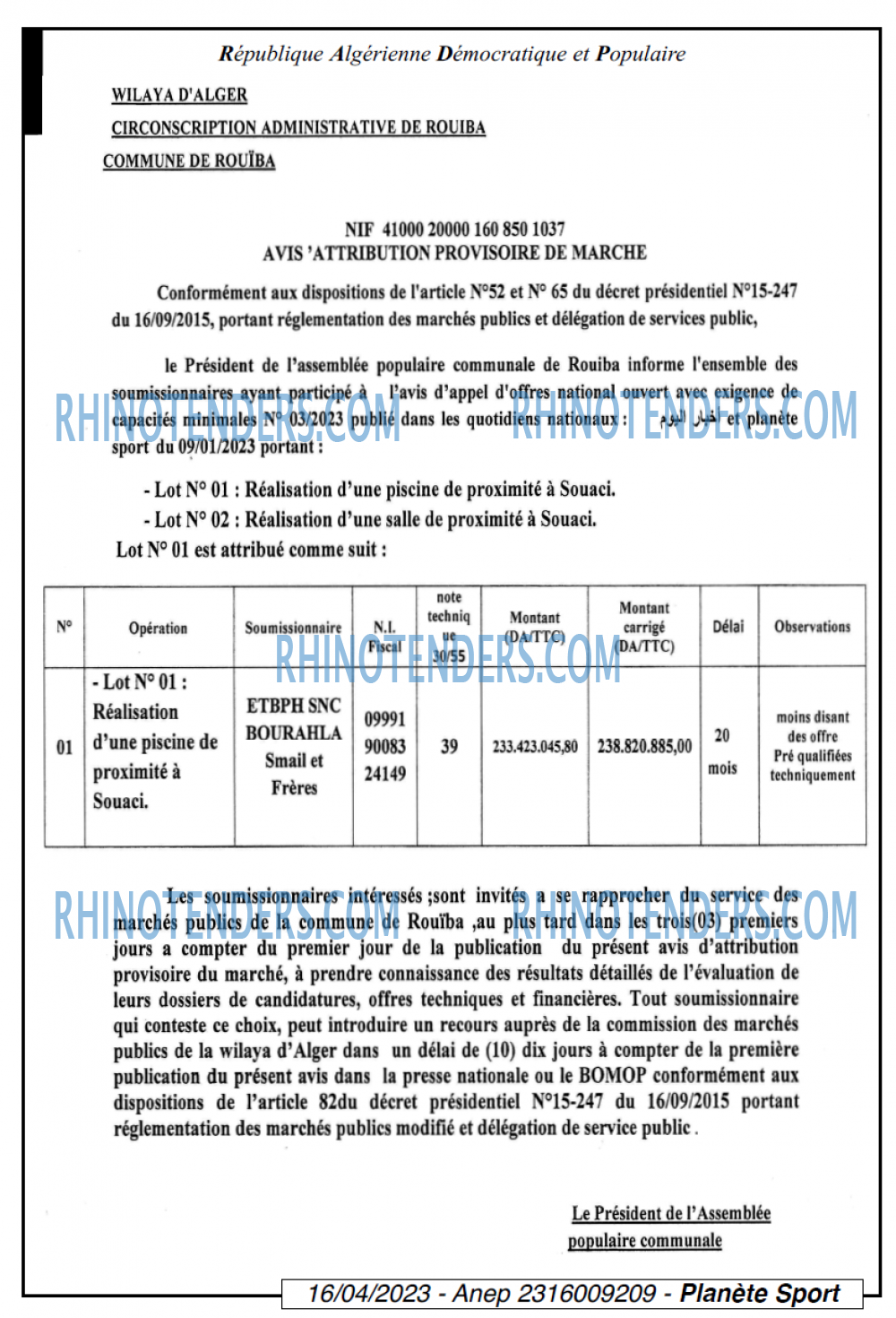 PLANETE SPORT