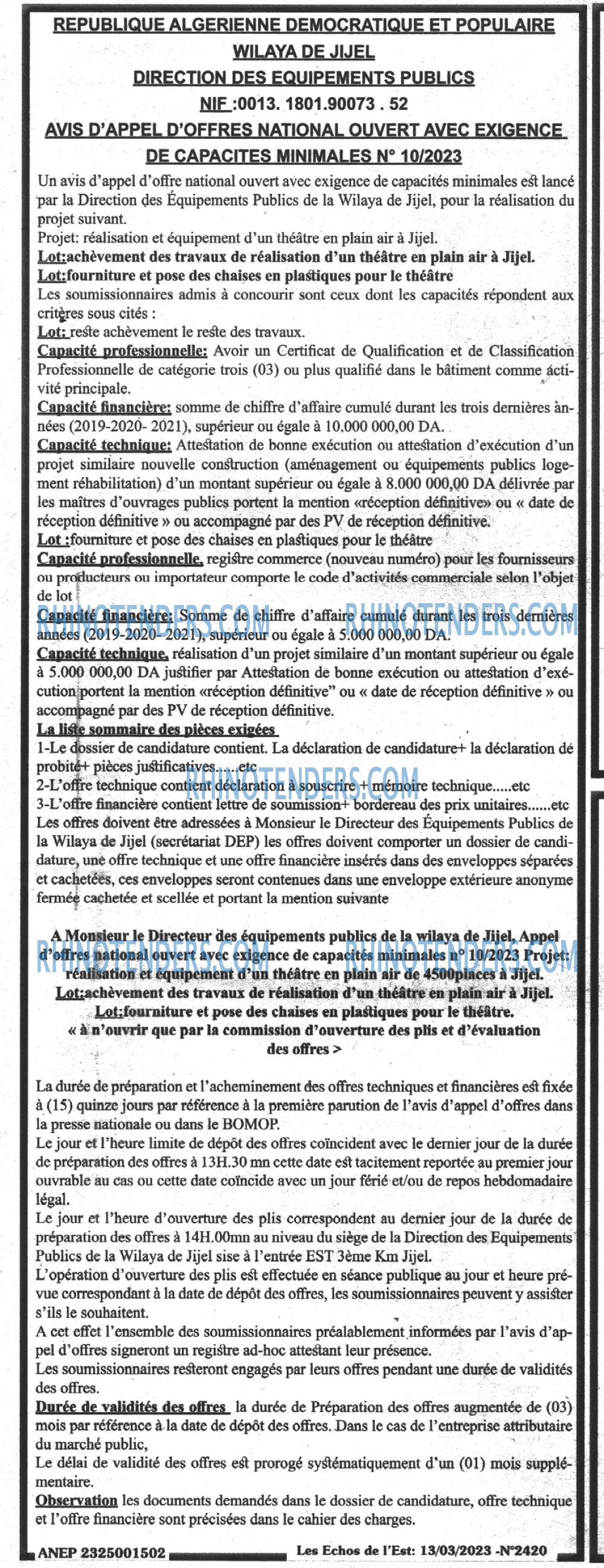 Les Echos de l'Est