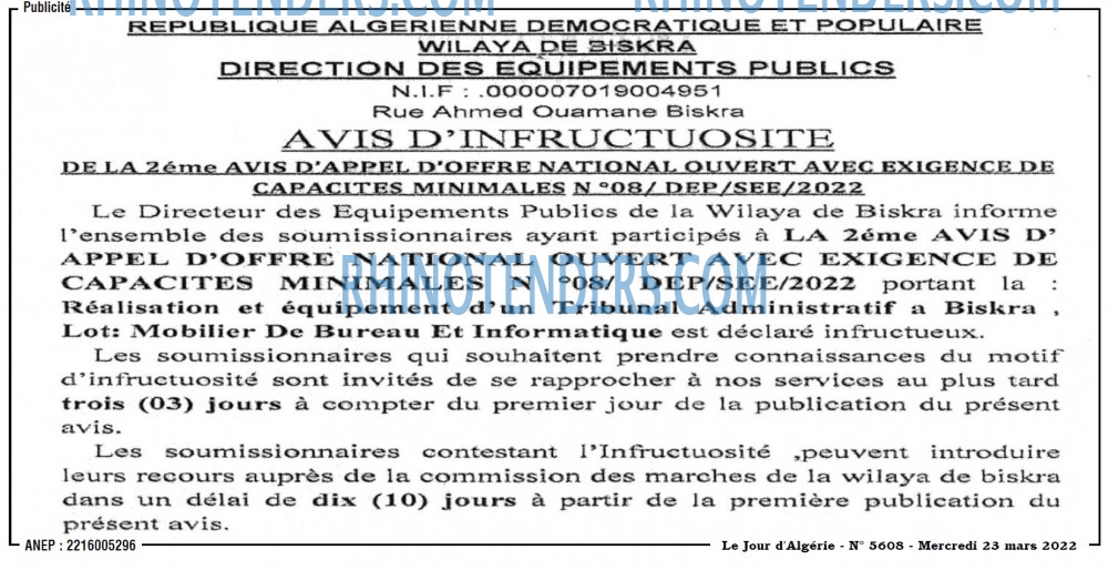 Le Jour d'Algérie
