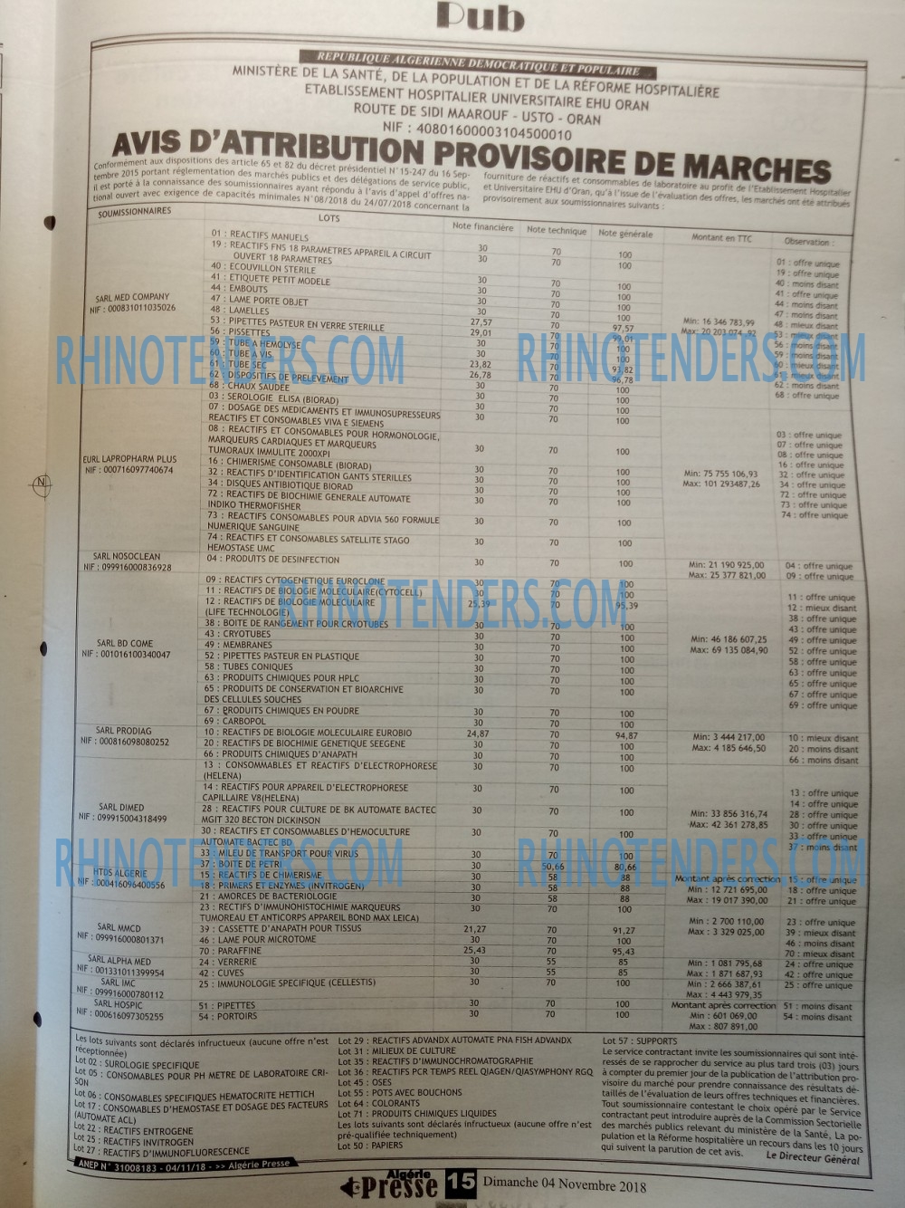 ALGERIE PRESSE