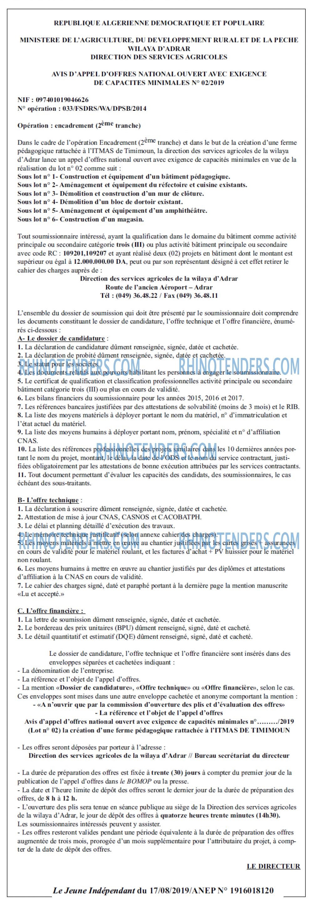 Jeune Independant