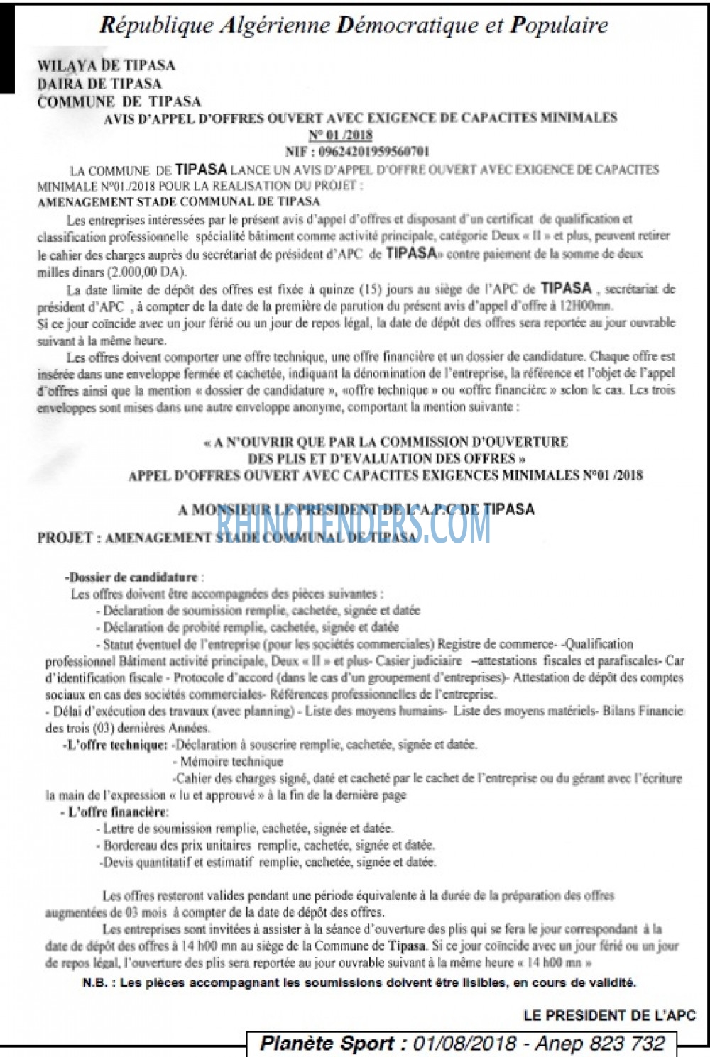PLANETE SPORT