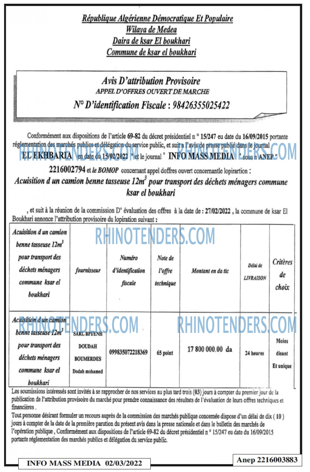 Infos Mass Media