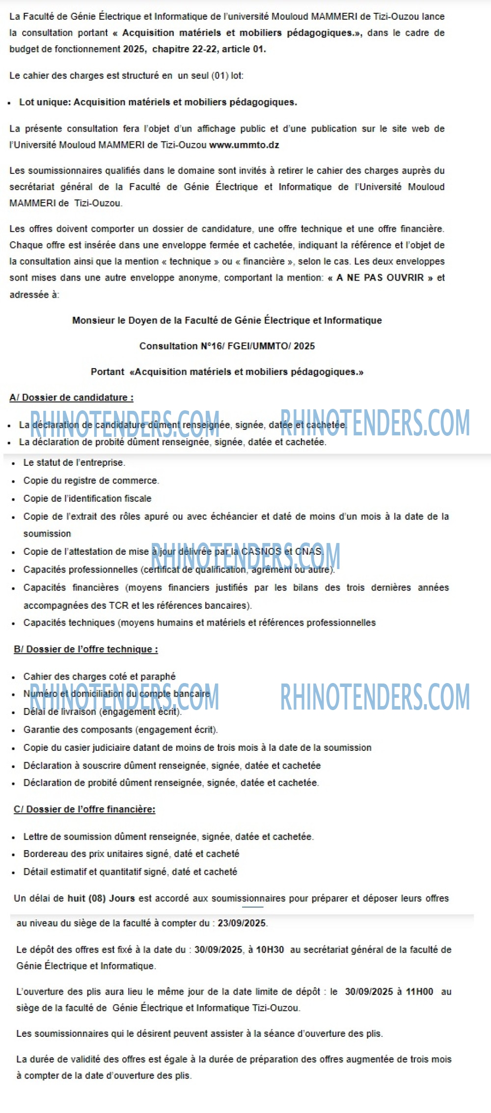 Rhinotenders