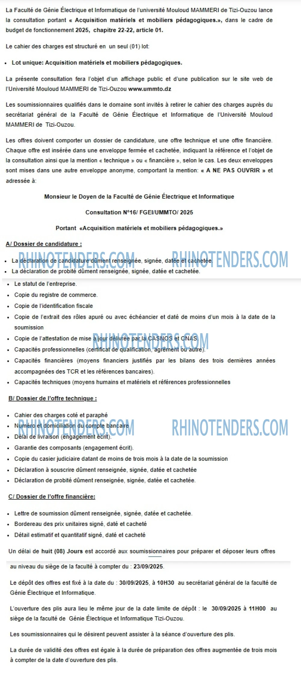 Rhinotenders