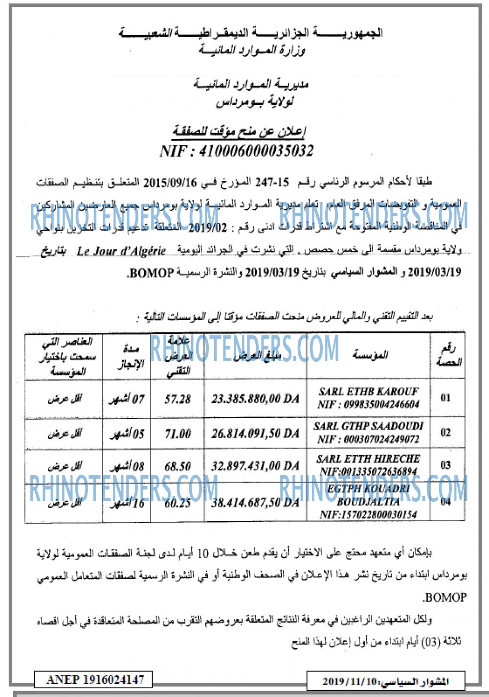 المشوار السياسي