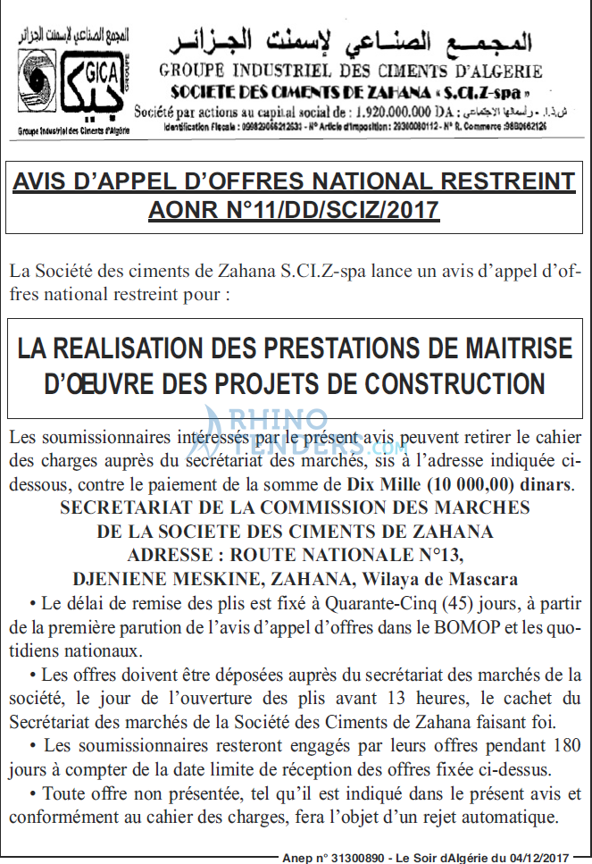 LE SOIR D'ALGERIE