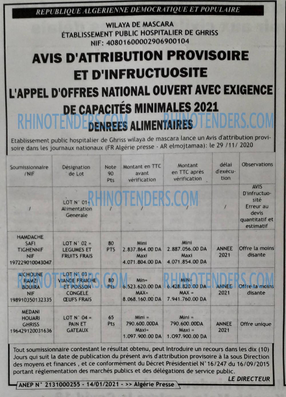 ALGERIE PRESSE