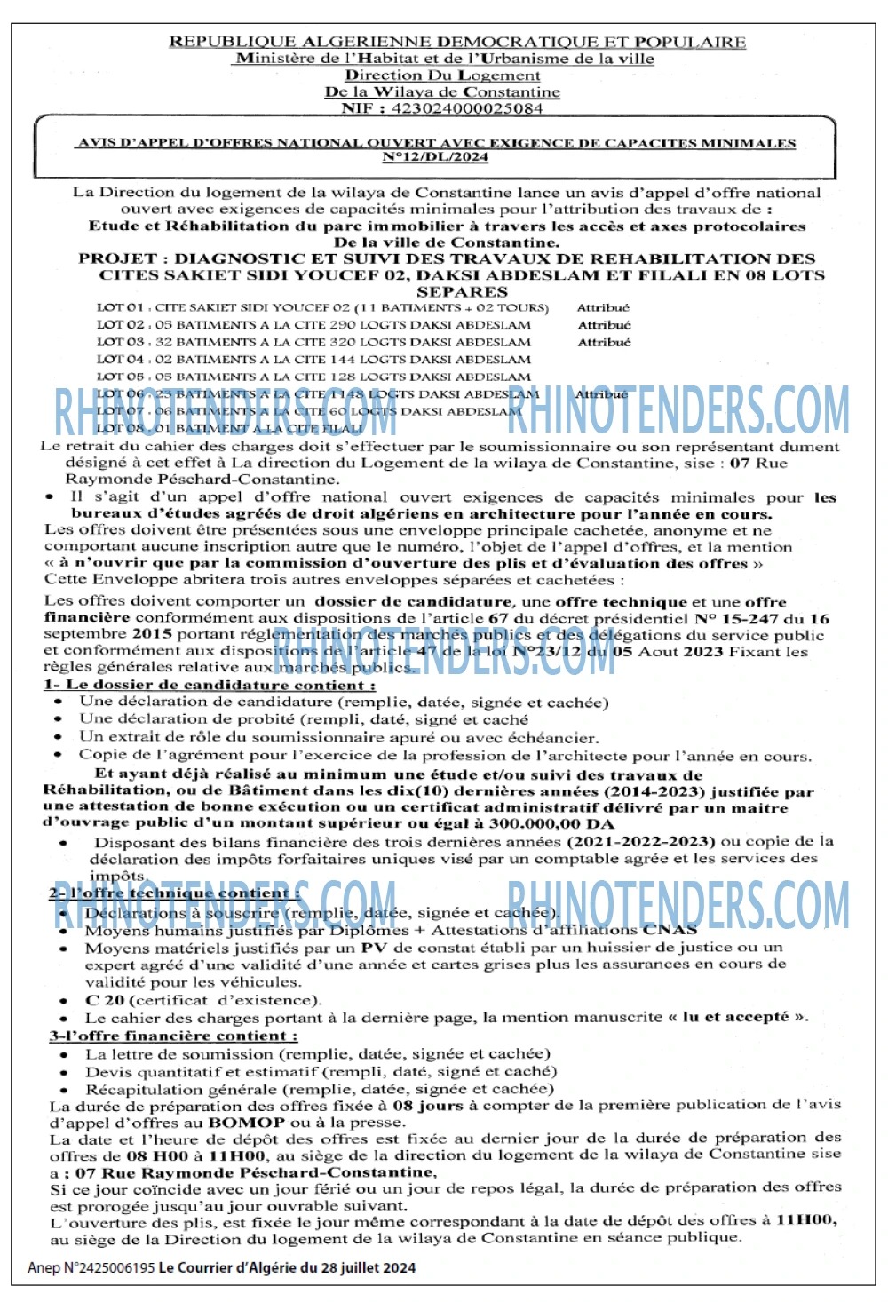 Le Courrier d'Algerie