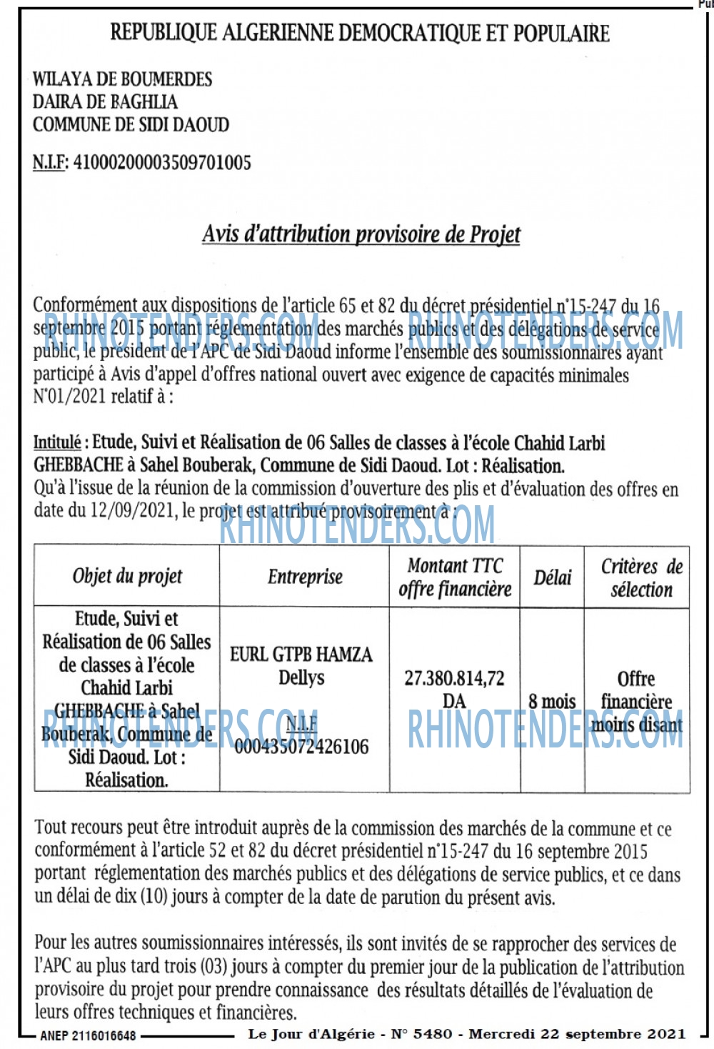 Le Jour d'Algérie