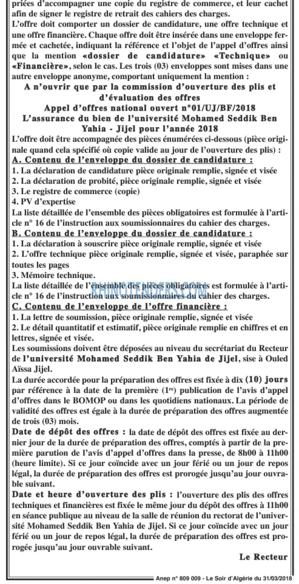 LE SOIR D'ALGERIE
