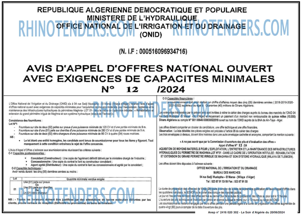 LE SOIR D'ALGERIE