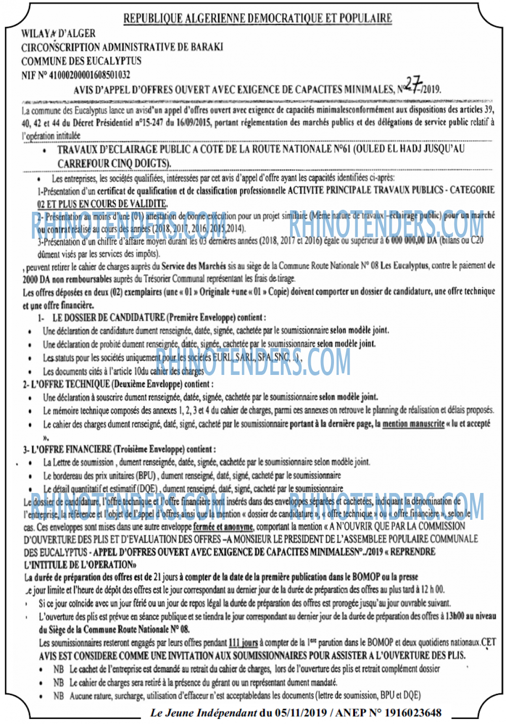 Jeune Independant