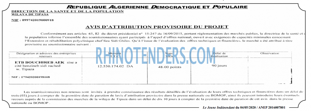 Jeune Independant