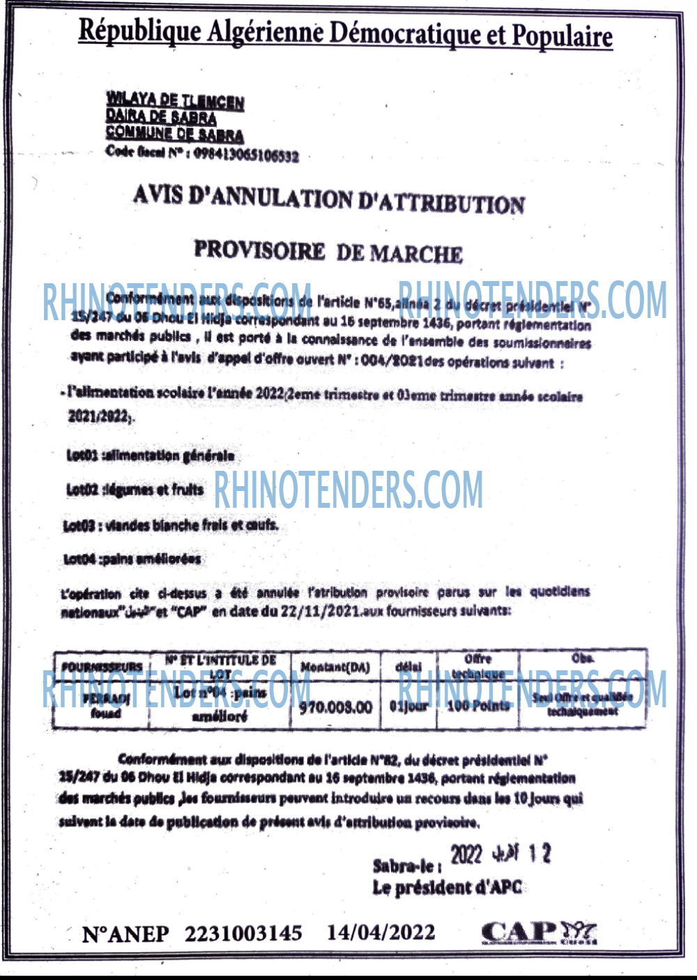 CAP OUEST