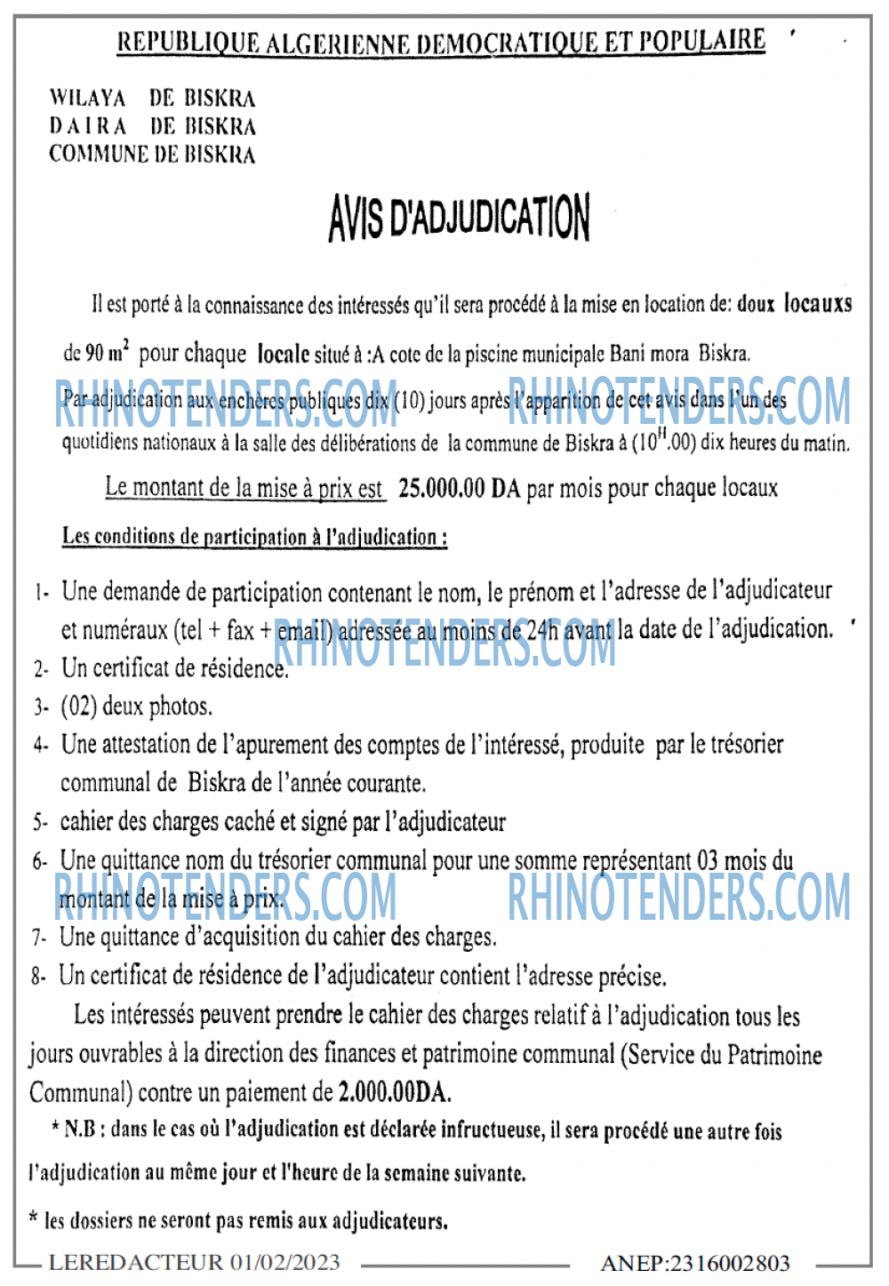 LE REDACTEUR