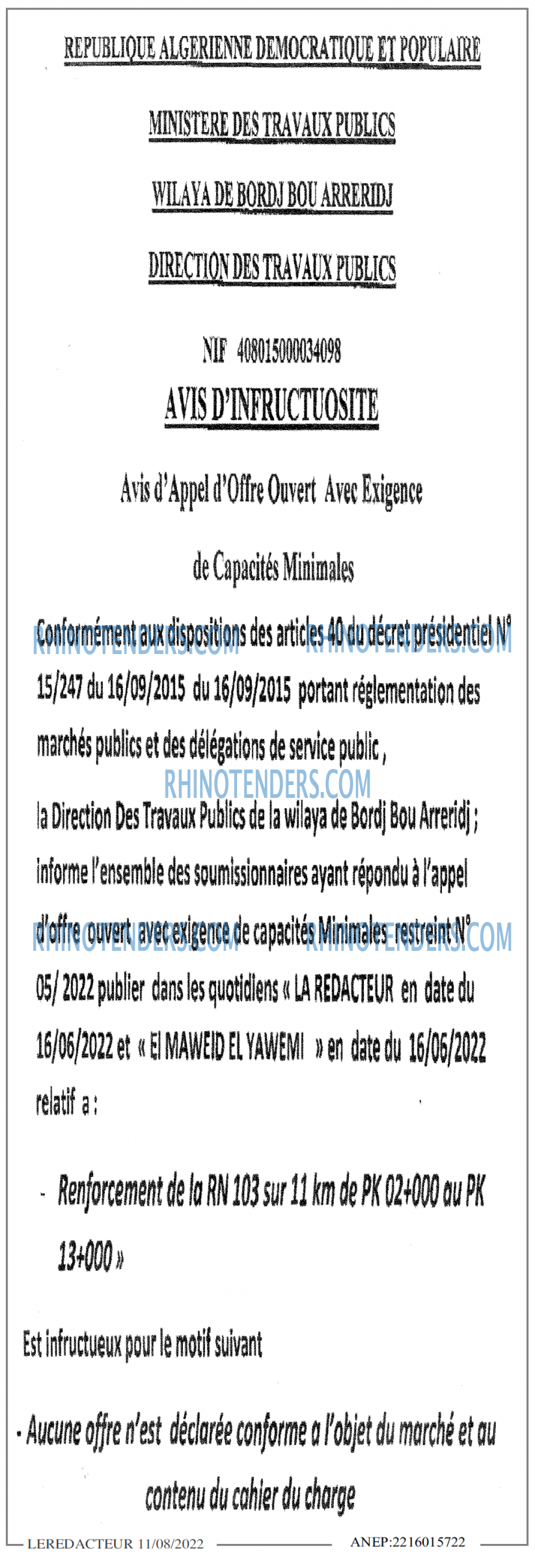 LE REDACTEUR