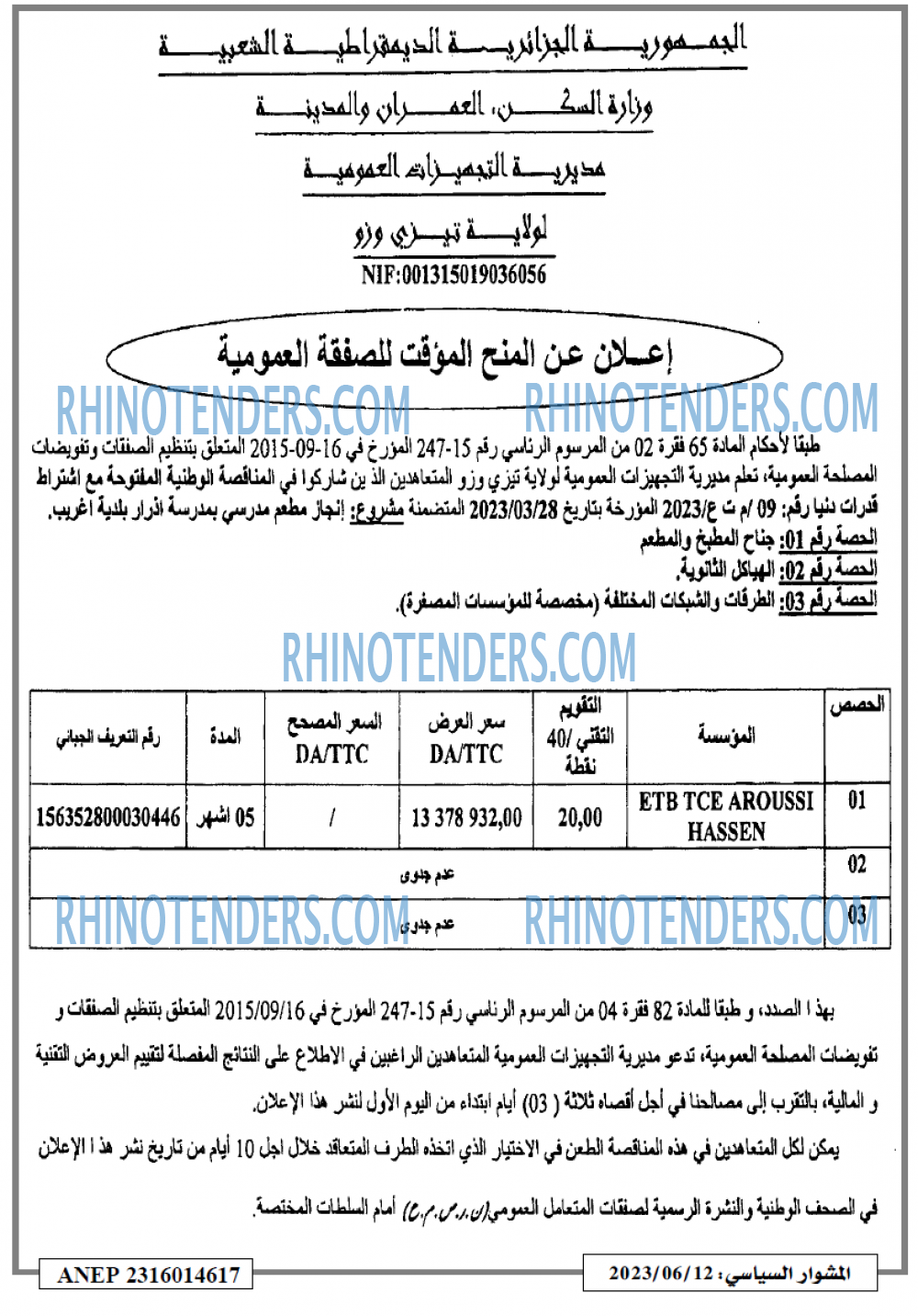 المشوار السياسي