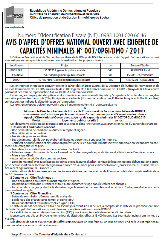 Le Courrier d'Algerie