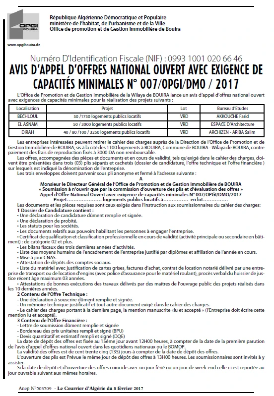 Le Courrier d'Algerie