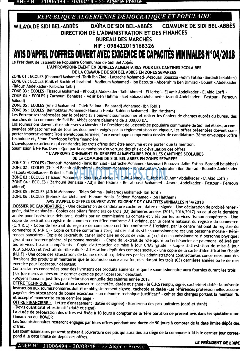 ALGERIE PRESSE