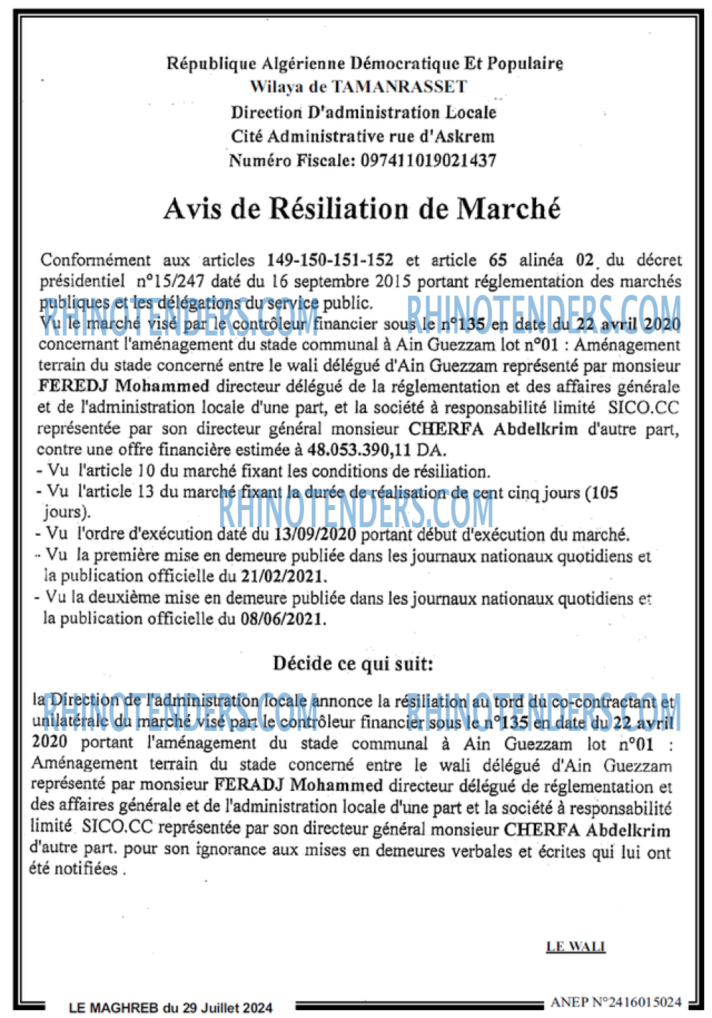 LE MAGHREB