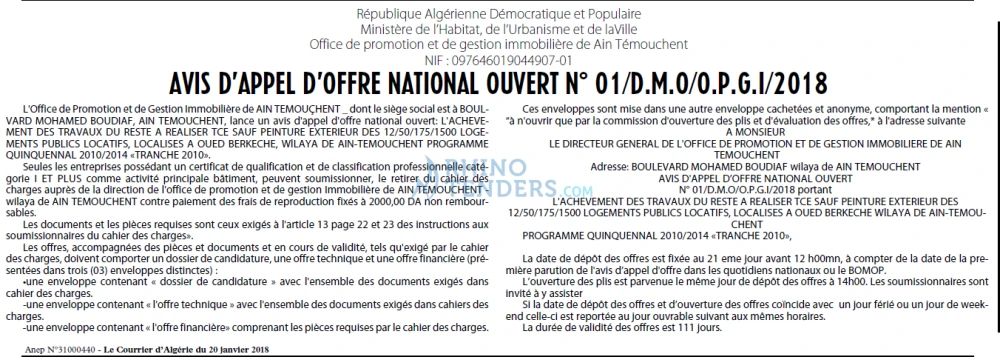 Le Courrier d'Algerie
