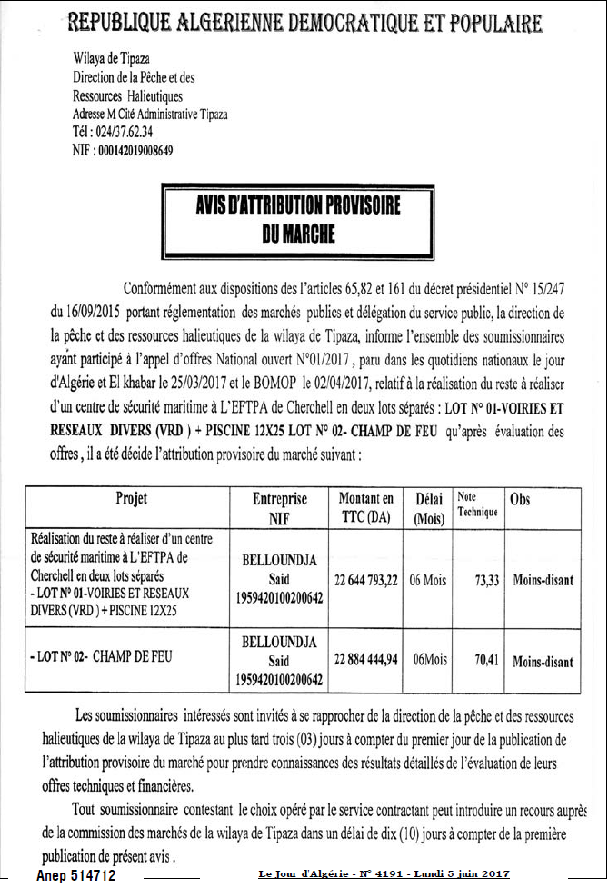 Le Jour d'Algérie