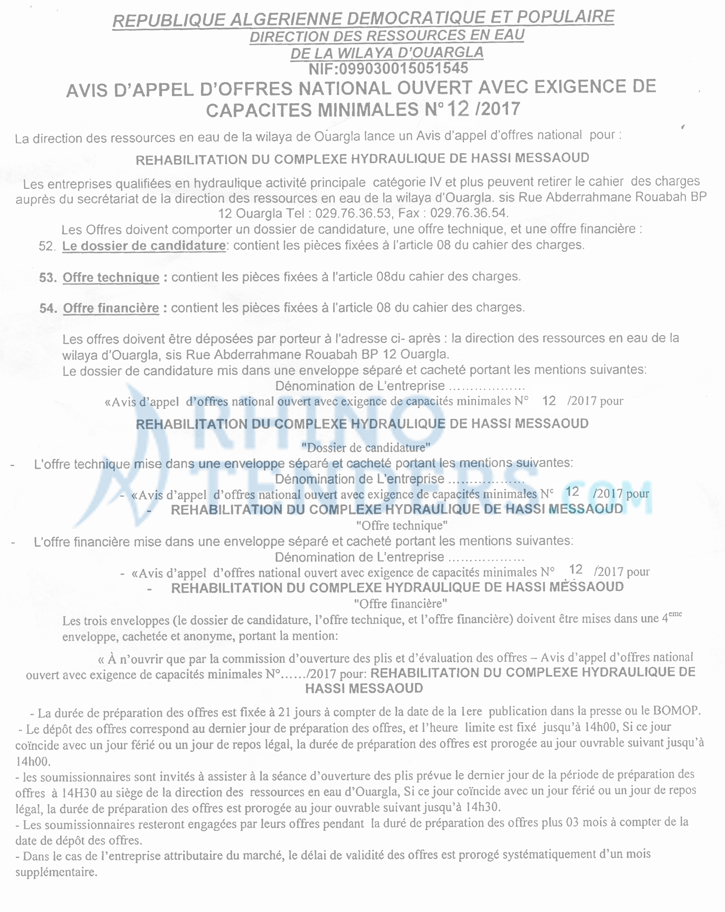 Le Chiffre d'Affaires