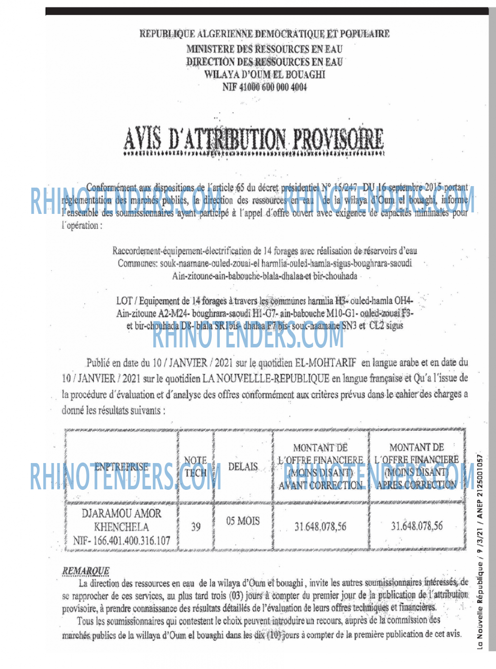 NOUVELLE REPUBLIQUE