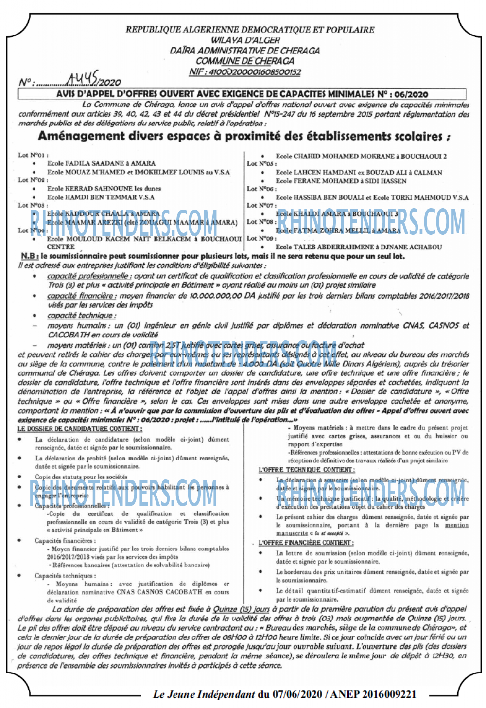 Jeune Independant