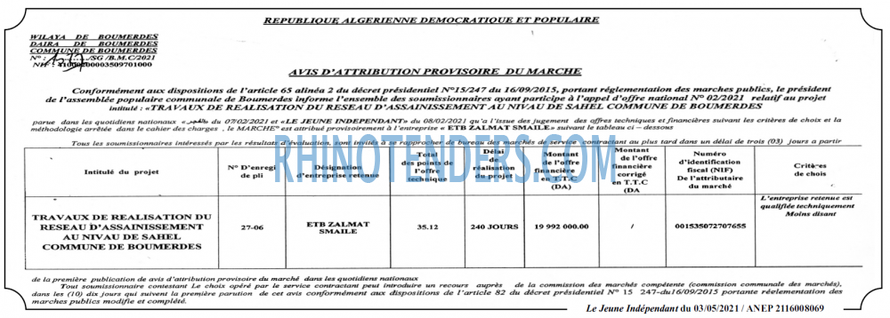 Jeune Independant