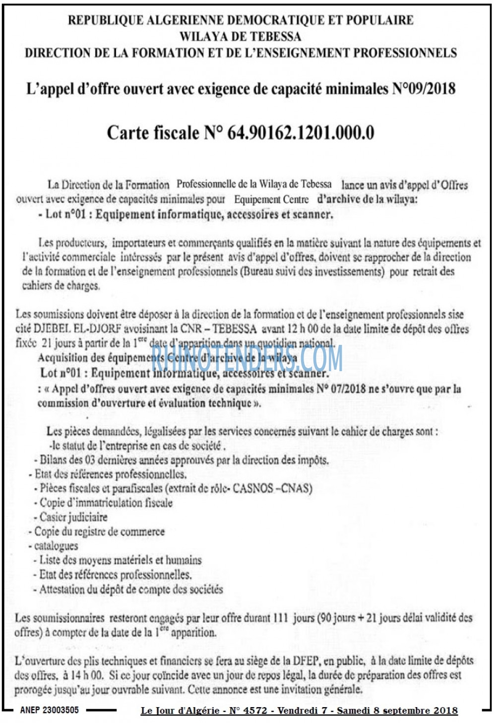 Le Jour d'Algérie