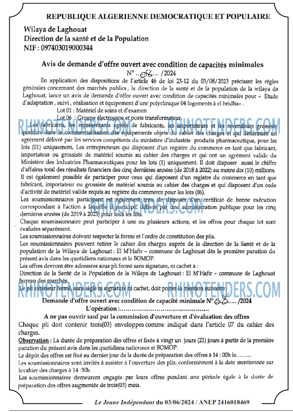Jeune Independant